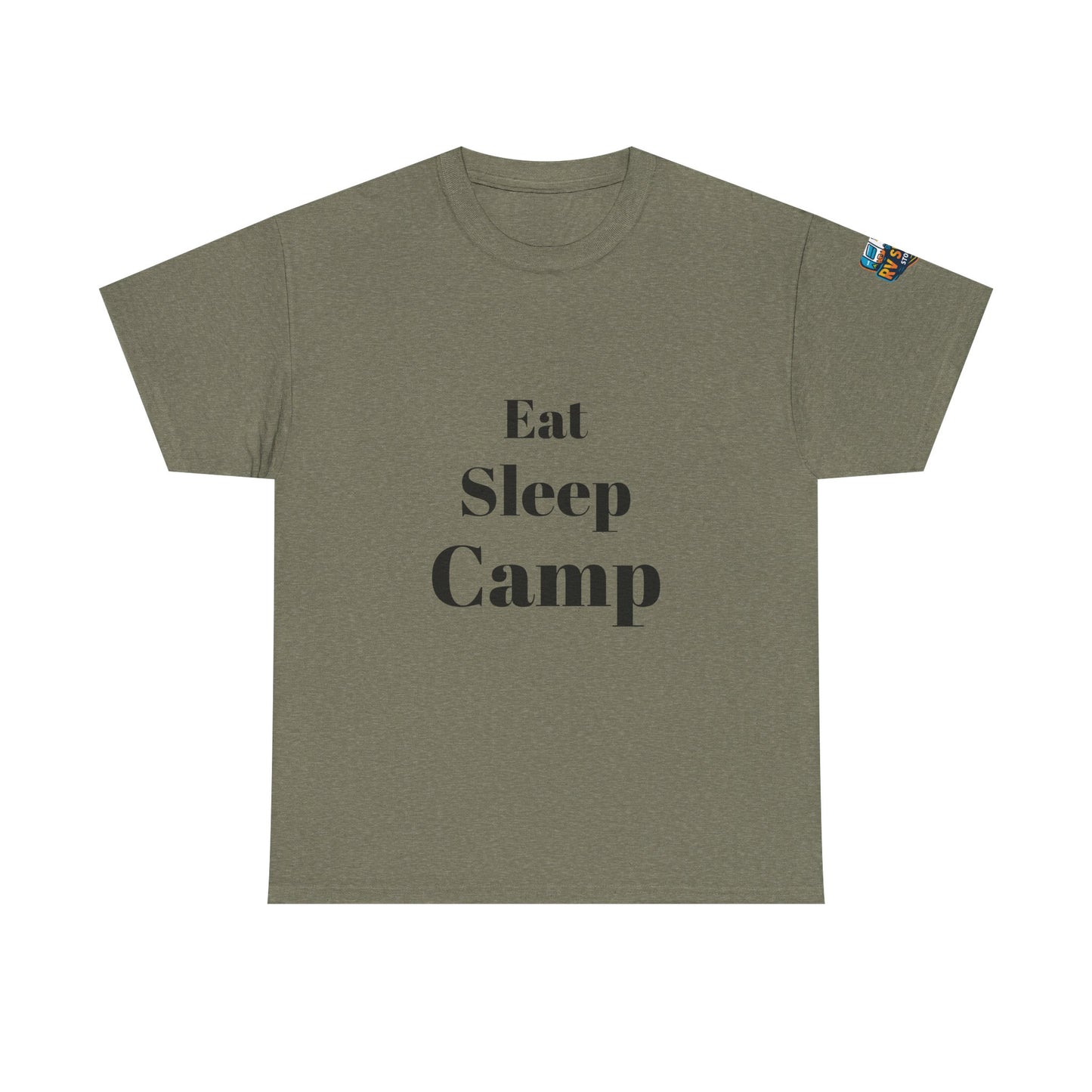 Eat Sleep Camp Unisex Heavy Cotton Tee