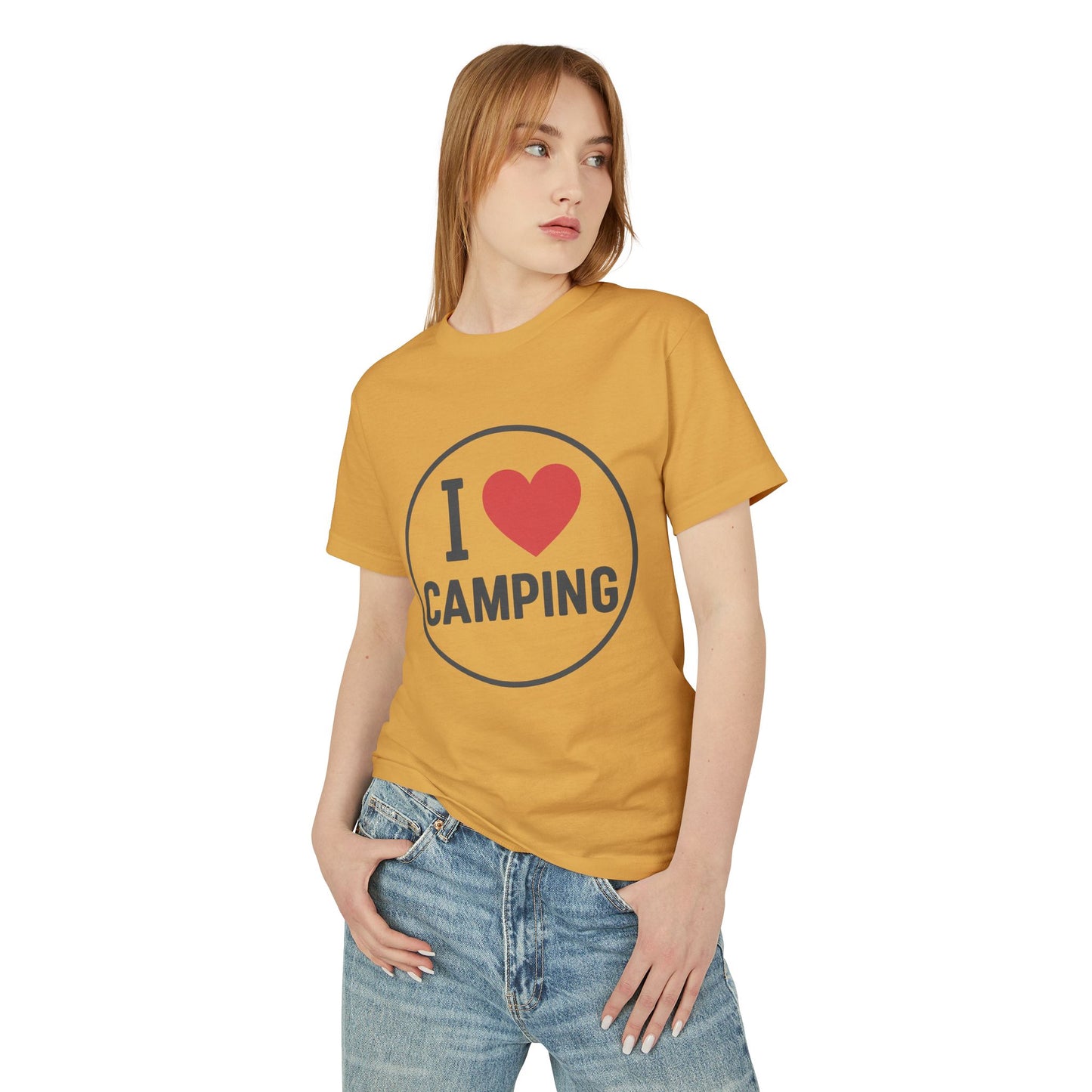 I Love Camping Unisex Heavyweight Tee