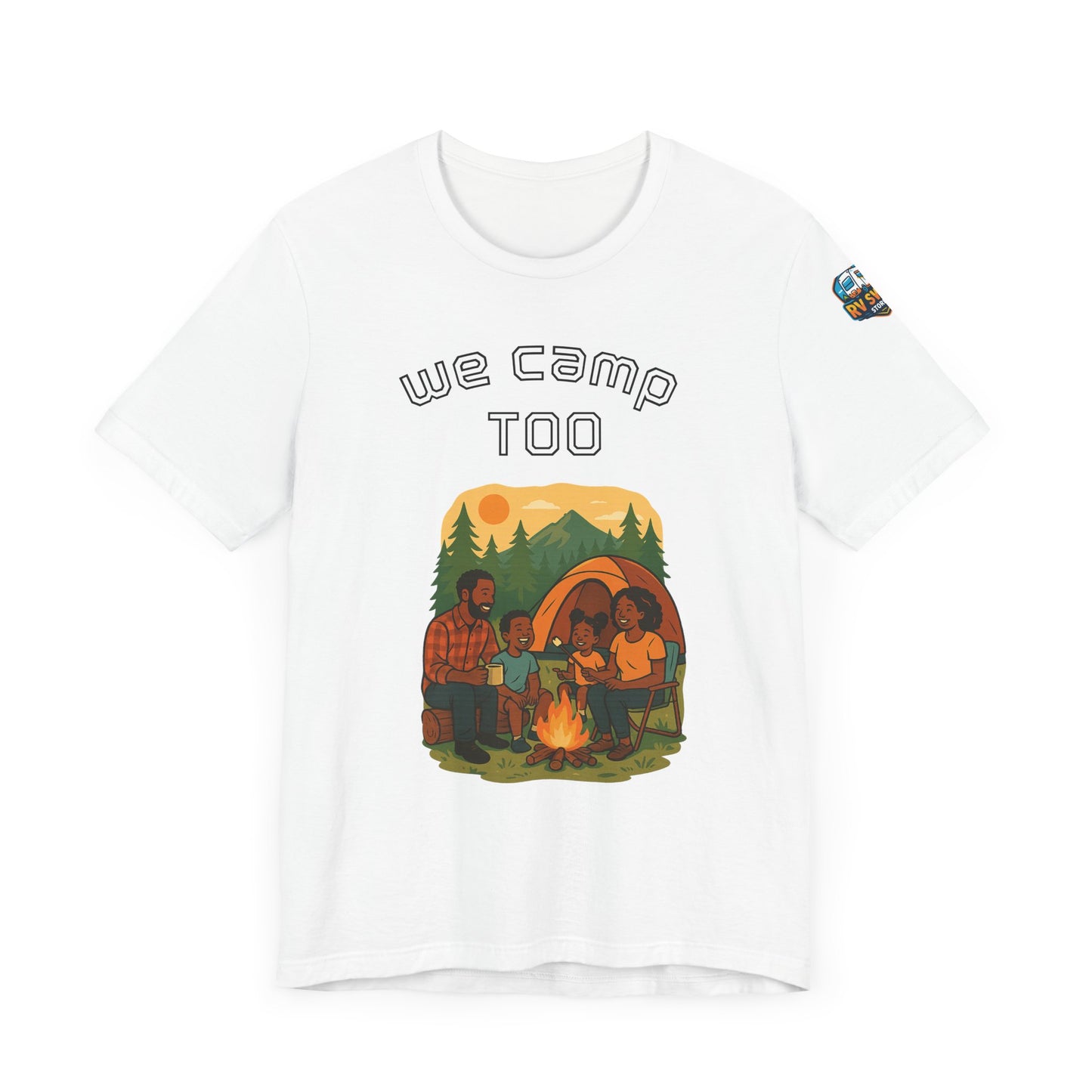 We Camp Too Campfire 1 (Personalized)