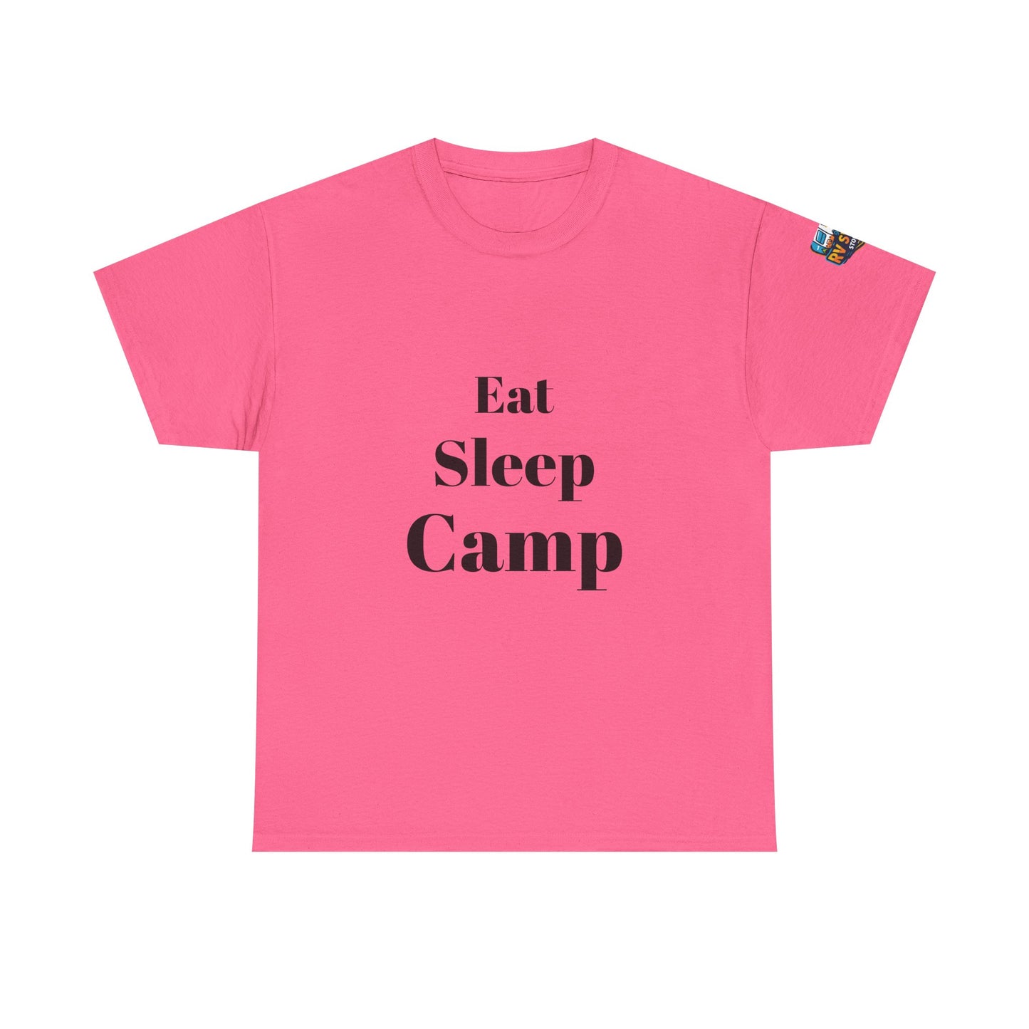 Eat Sleep Camp Unisex Heavy Cotton Tee