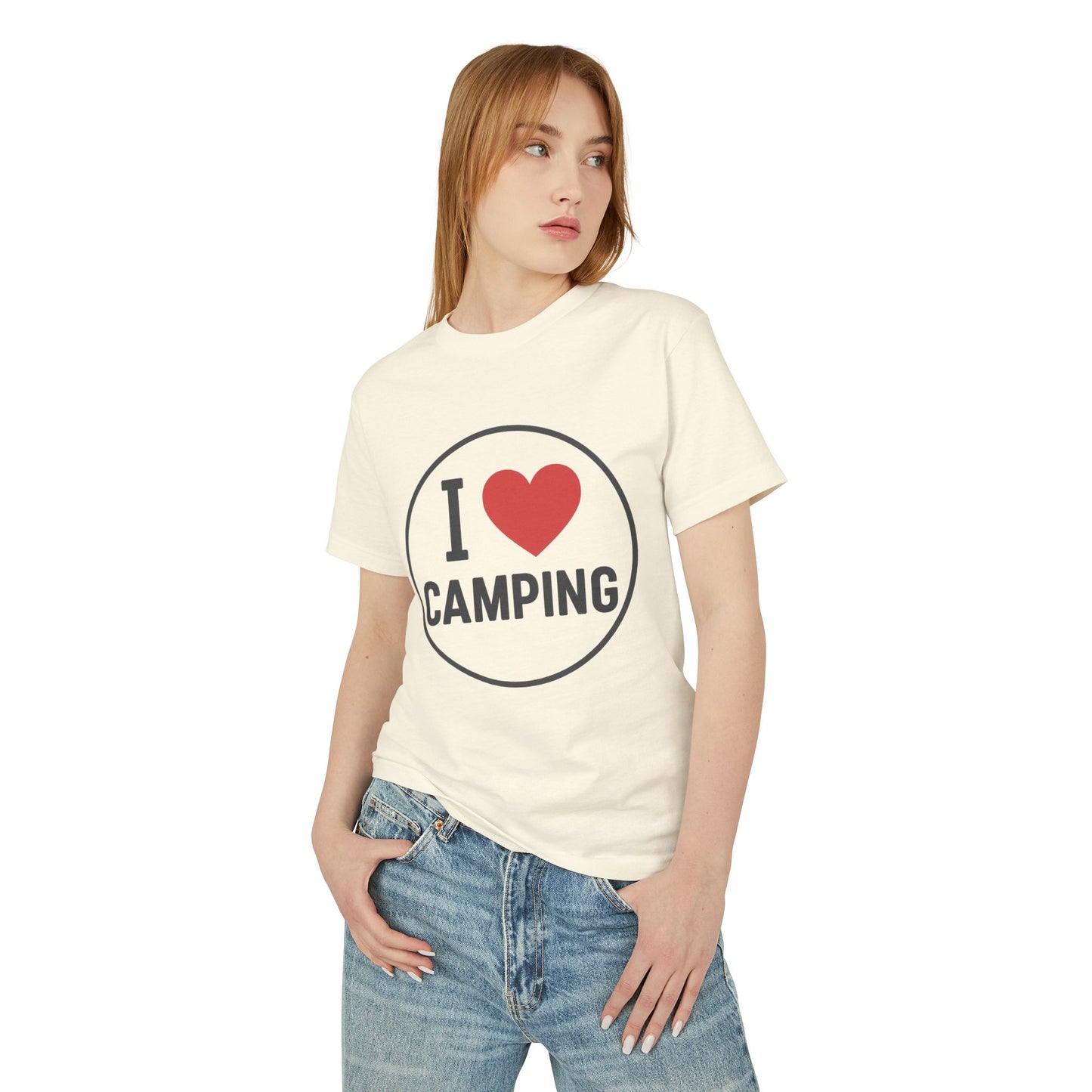 I Love Camping Unisex Heavyweight Tee