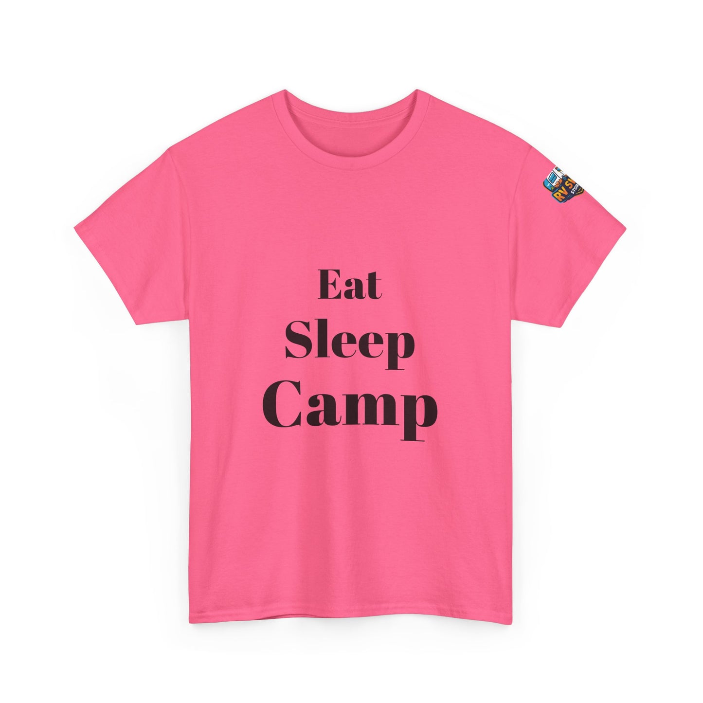 Eat Sleep Camp Unisex Heavy Cotton Tee