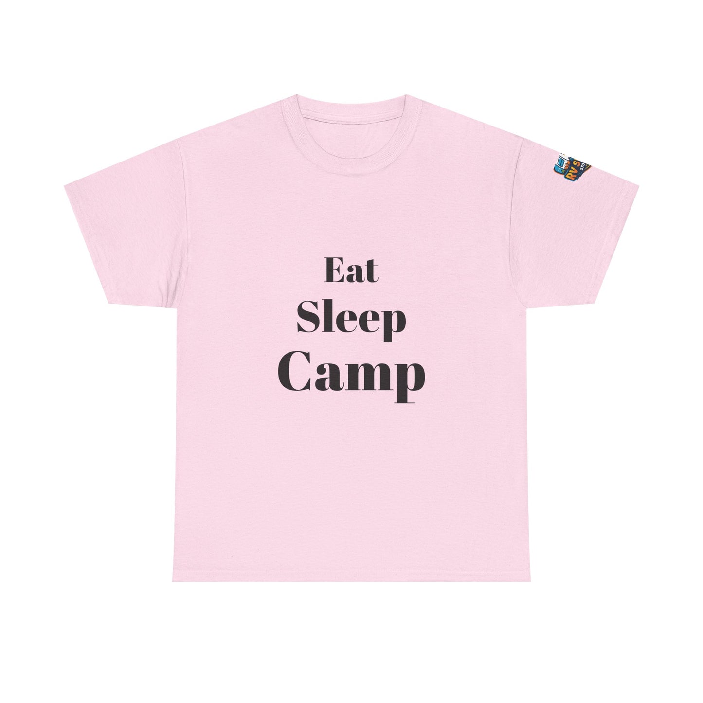 Eat Sleep Camp Unisex Heavy Cotton Tee