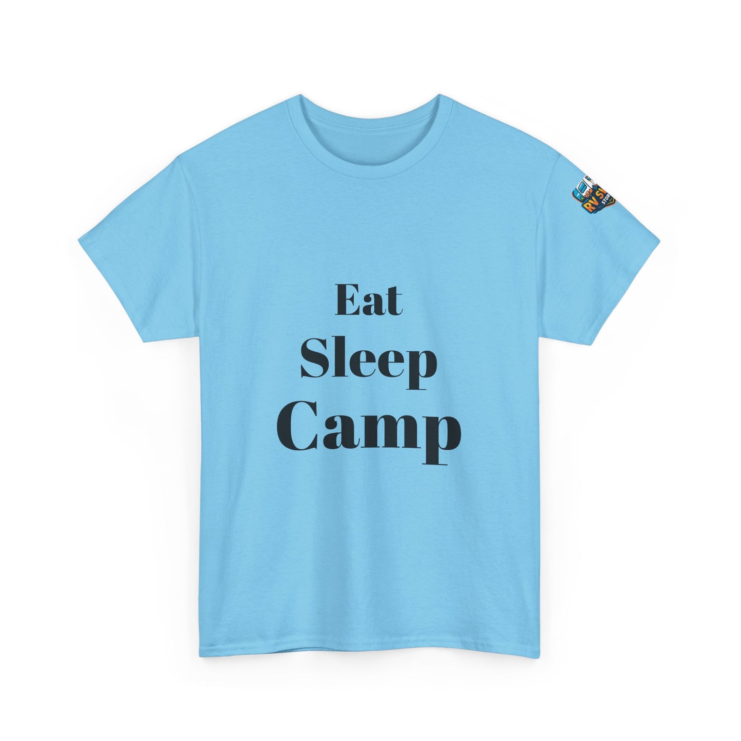 Eat Sleep Camp Unisex Heavy Cotton Tee