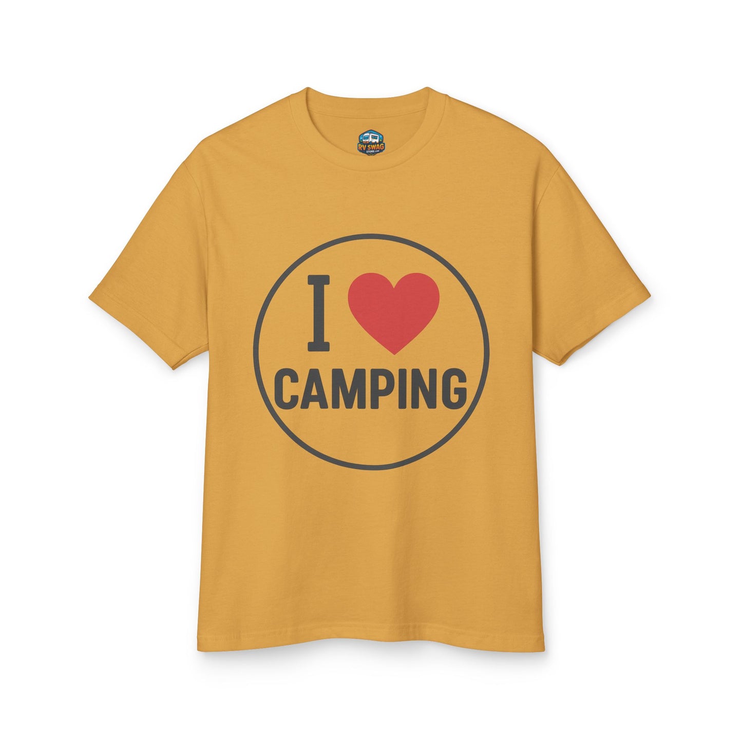 I Love Camping Unisex Heavyweight Tee