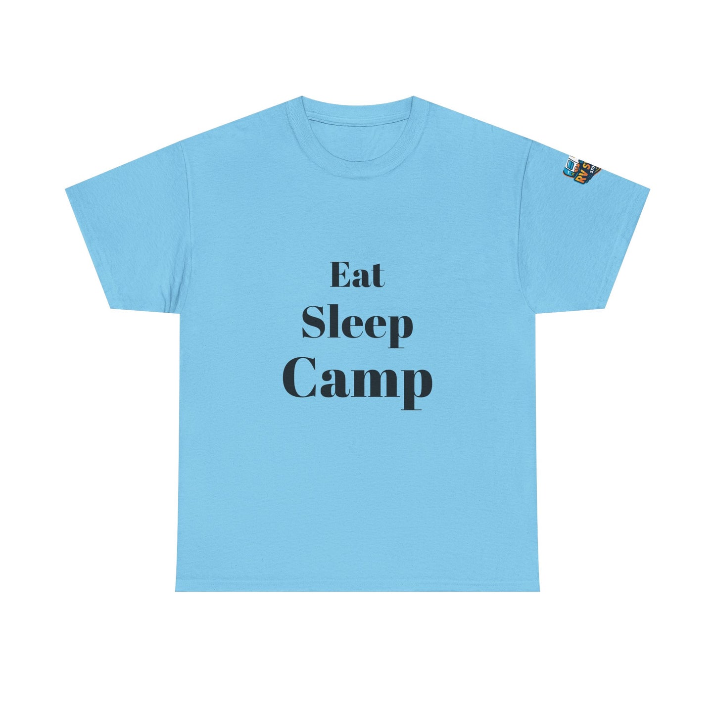 Eat Sleep Camp Unisex Heavy Cotton Tee