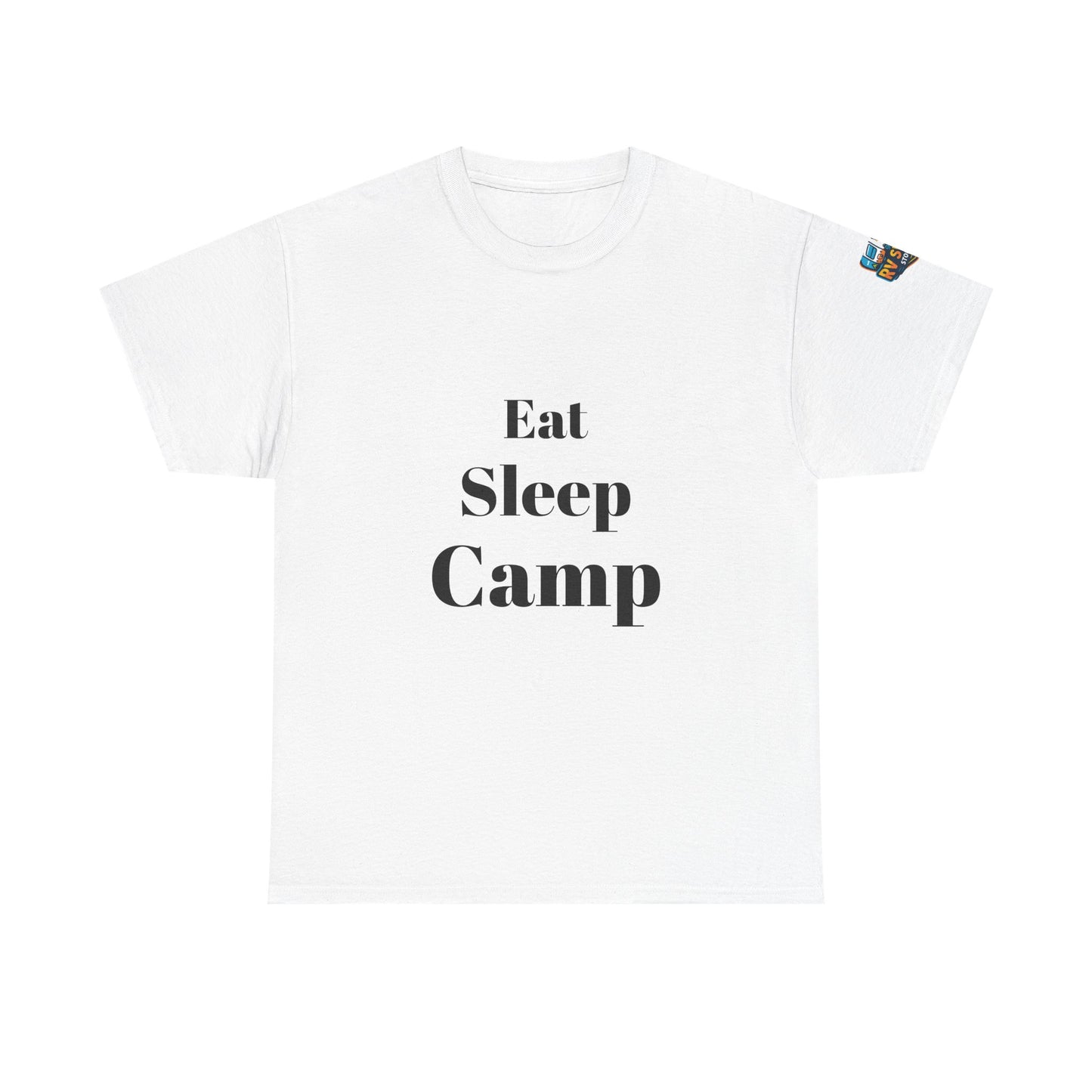 Eat Sleep Camp Unisex Heavy Cotton Tee