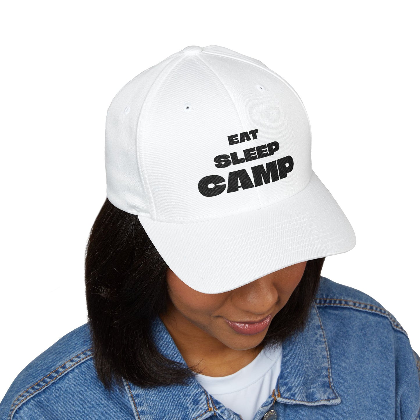 Eat Sleep Camp Baseball Cap