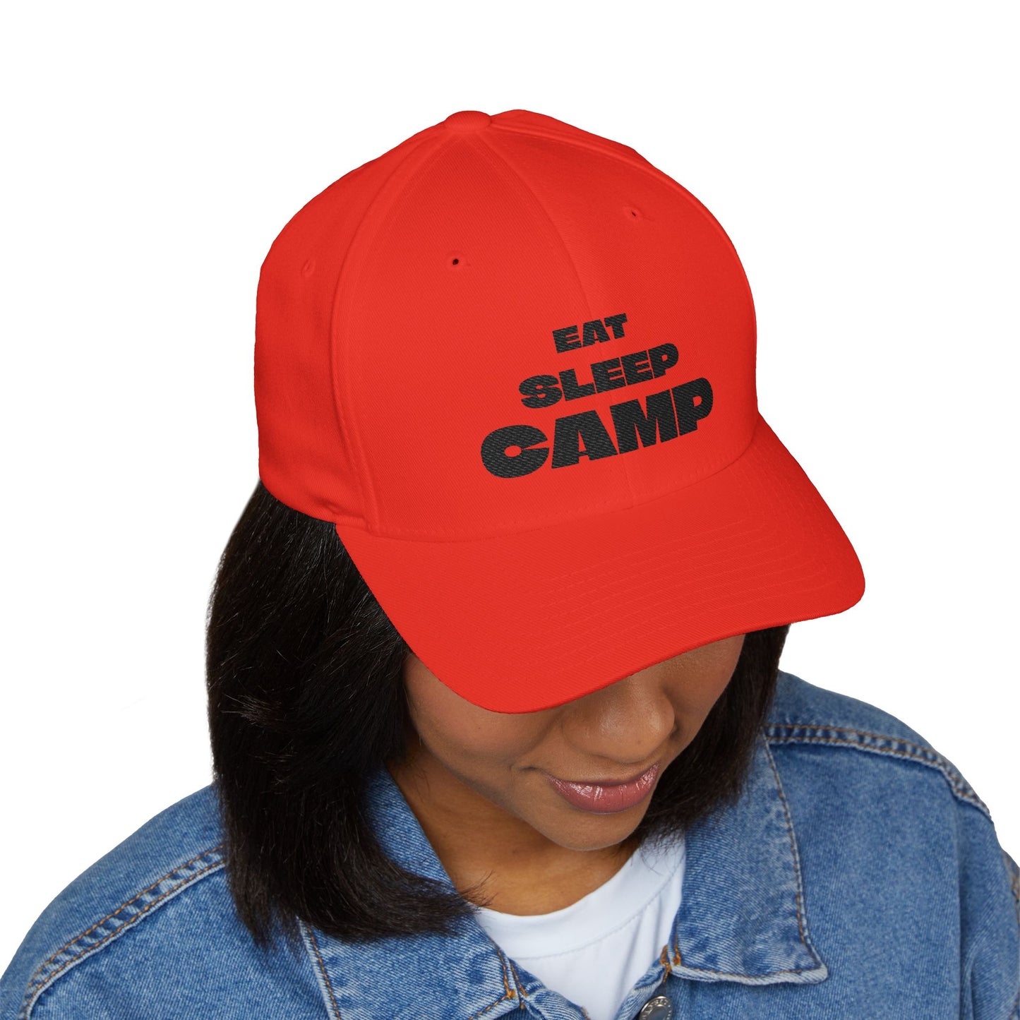Eat Sleep Camp Baseball Cap