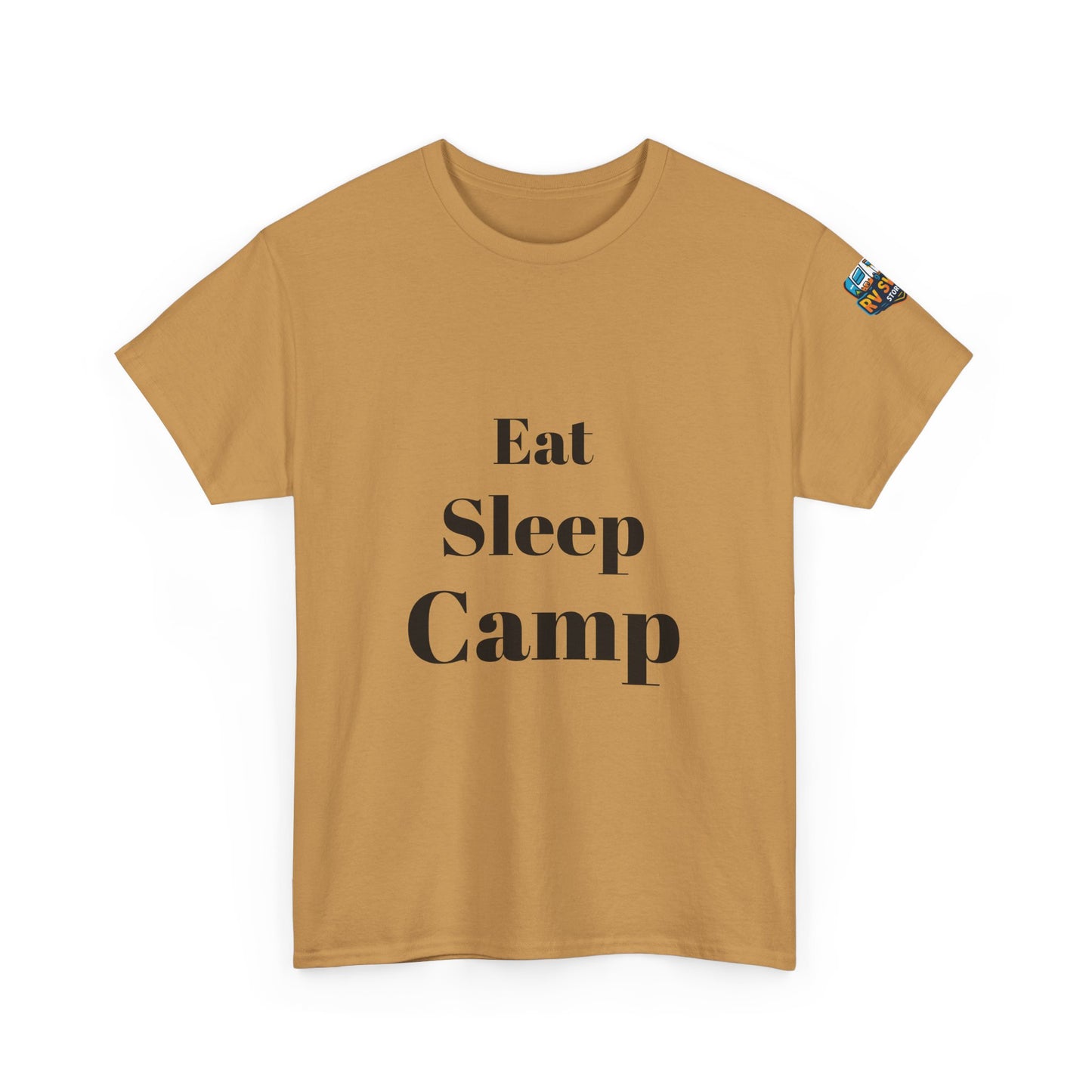 Eat Sleep Camp Unisex Heavy Cotton Tee