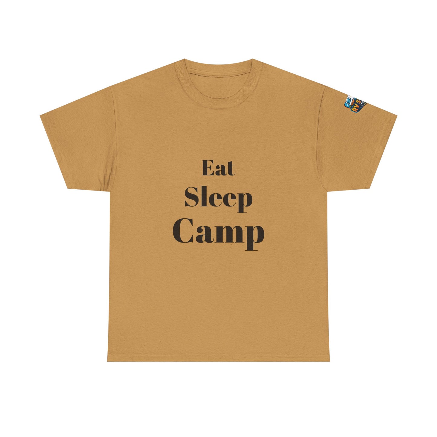 Eat Sleep Camp Unisex Heavy Cotton Tee
