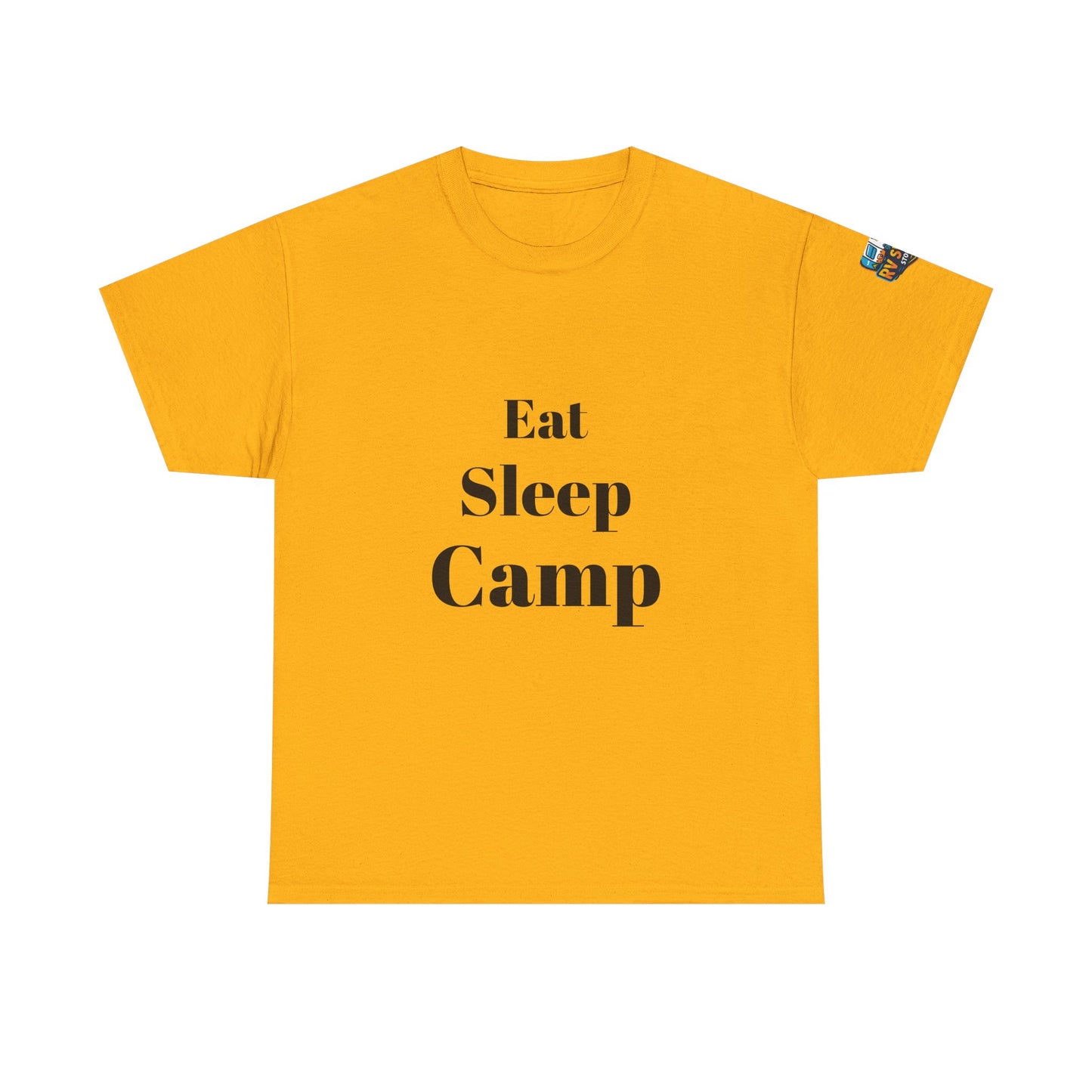 Eat Sleep Camp Unisex Heavy Cotton Tee
