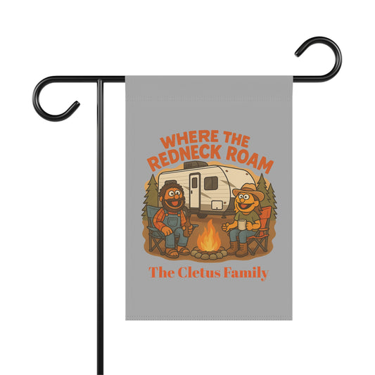Red Neck Family Camping Flag (Customizable for Family Name)