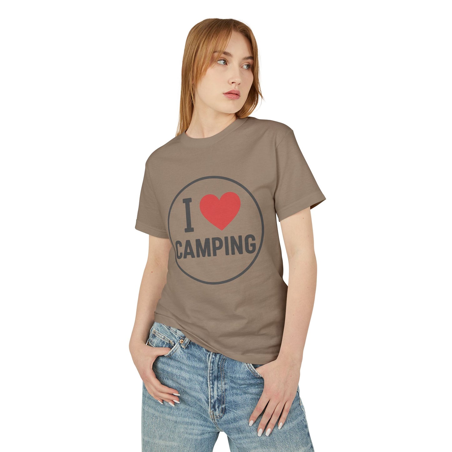 I Love Camping Unisex Heavyweight Tee