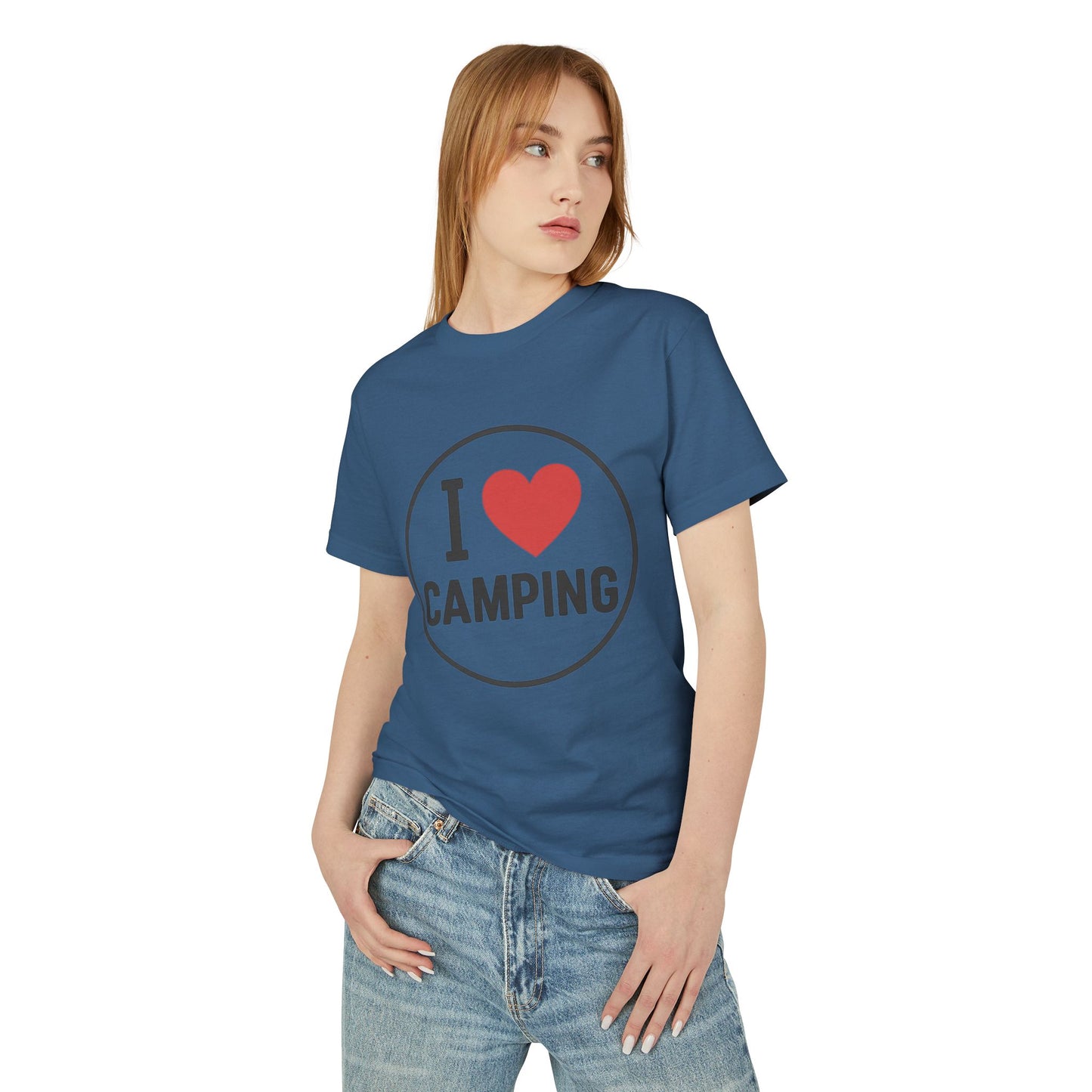 I Love Camping Unisex Heavyweight Tee