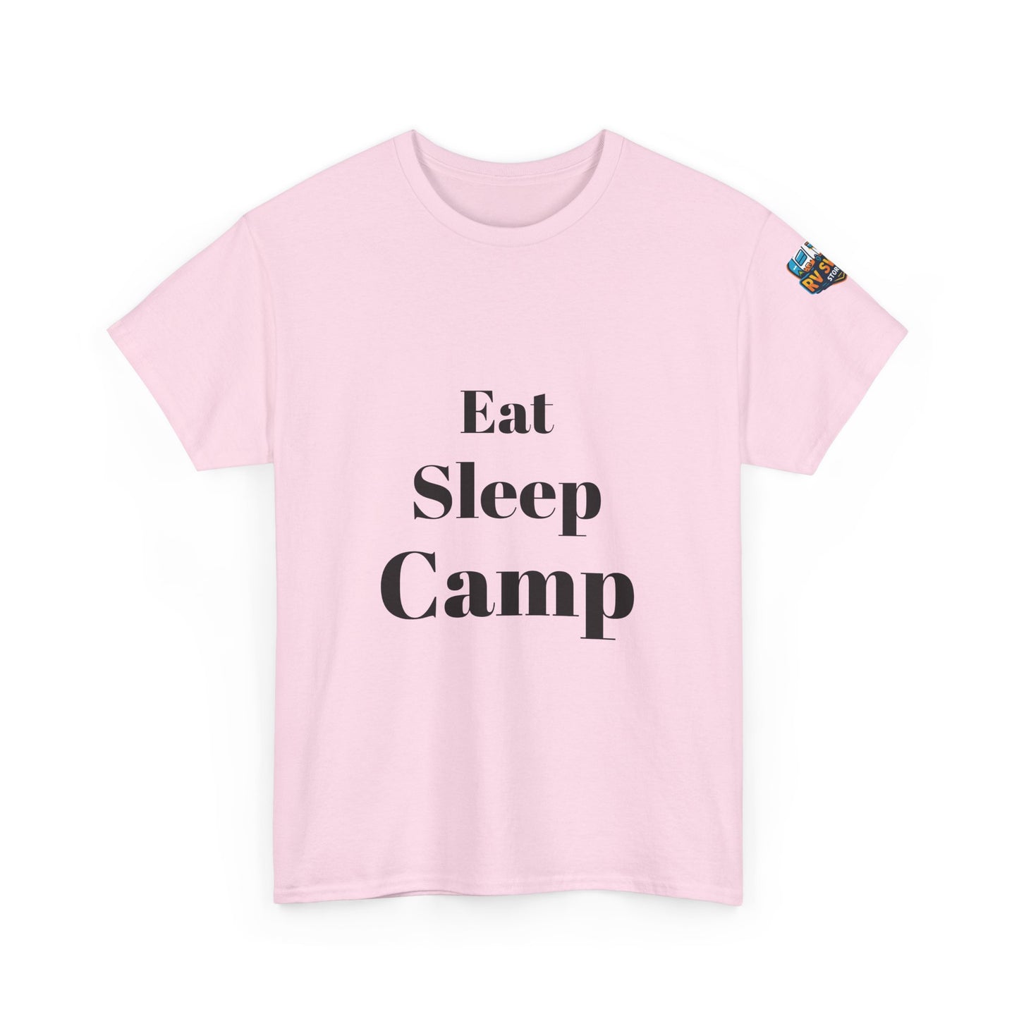 Eat Sleep Camp Unisex Heavy Cotton Tee