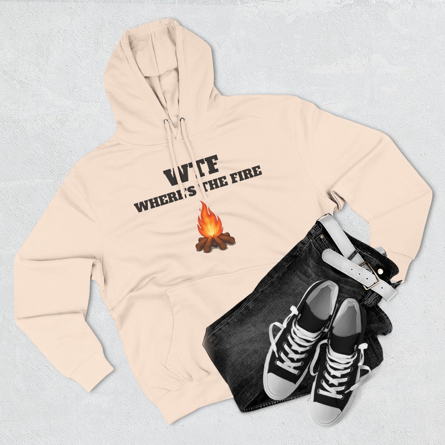 WTF Where's The Fire Hoodie