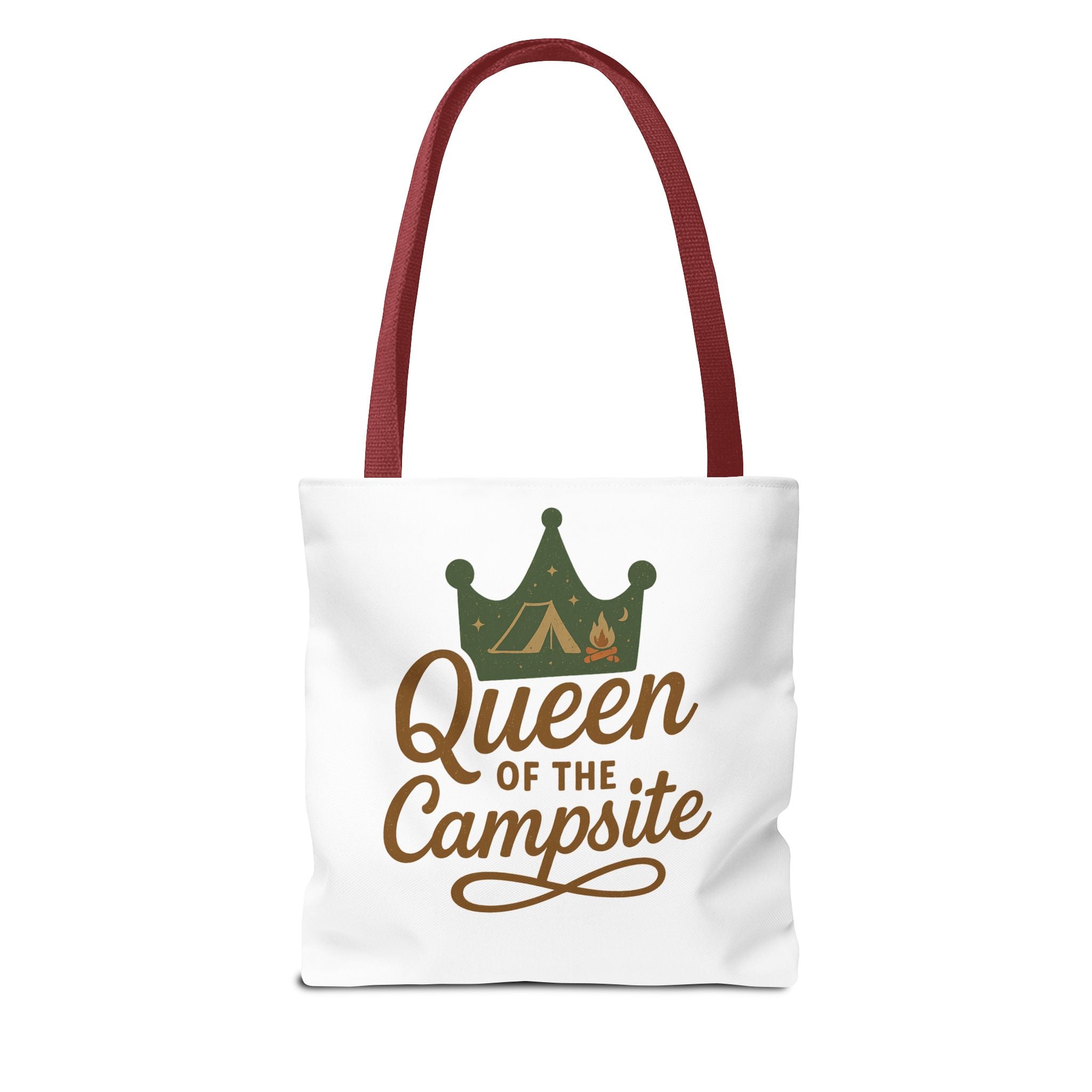 A Queen of the Campsite Tote Bag - Customer Selected Handle – RV