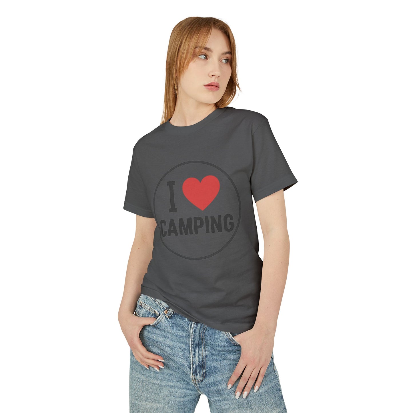 I Love Camping Unisex Heavyweight Tee