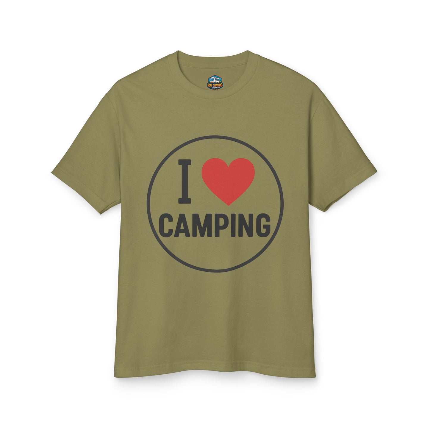 I Love Camping Unisex Heavyweight Tee
