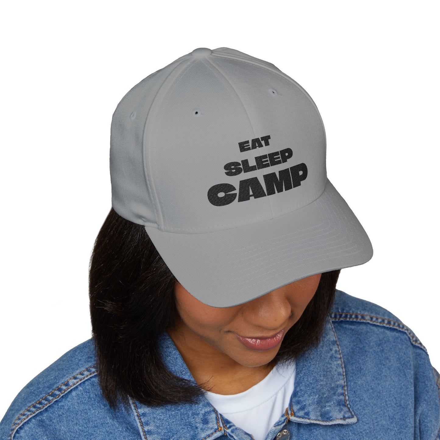 Eat Sleep Camp Baseball Cap