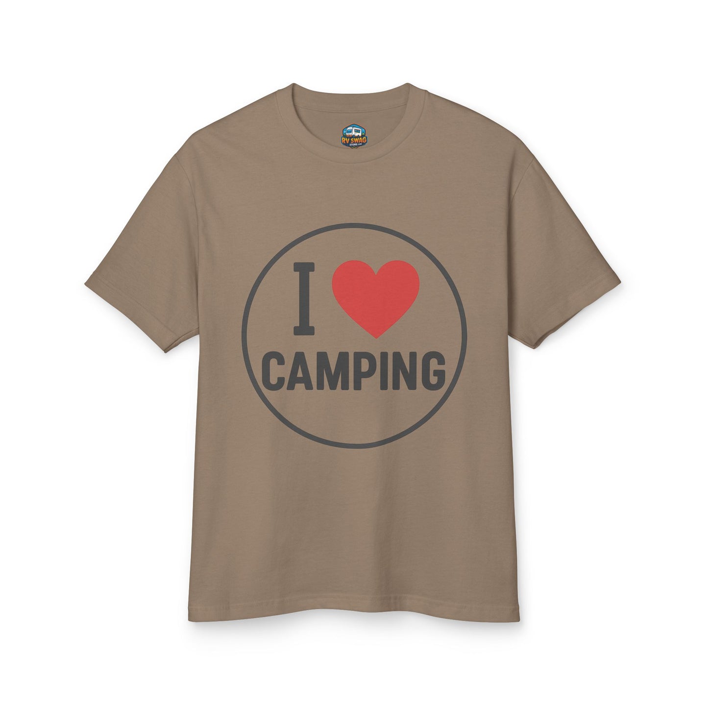 I Love Camping Unisex Heavyweight Tee