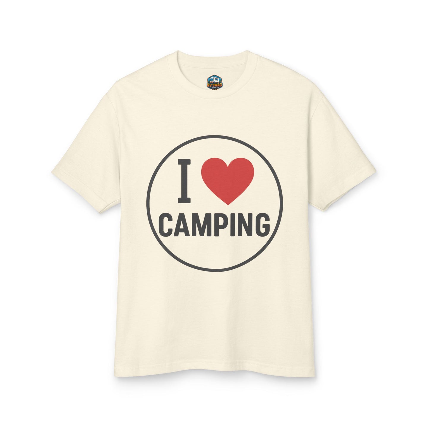 I Love Camping Unisex Heavyweight Tee