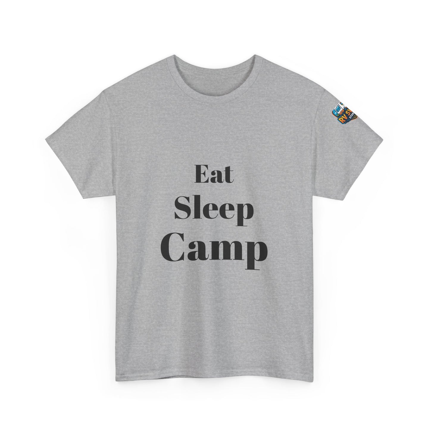 Eat Sleep Camp Unisex Heavy Cotton Tee