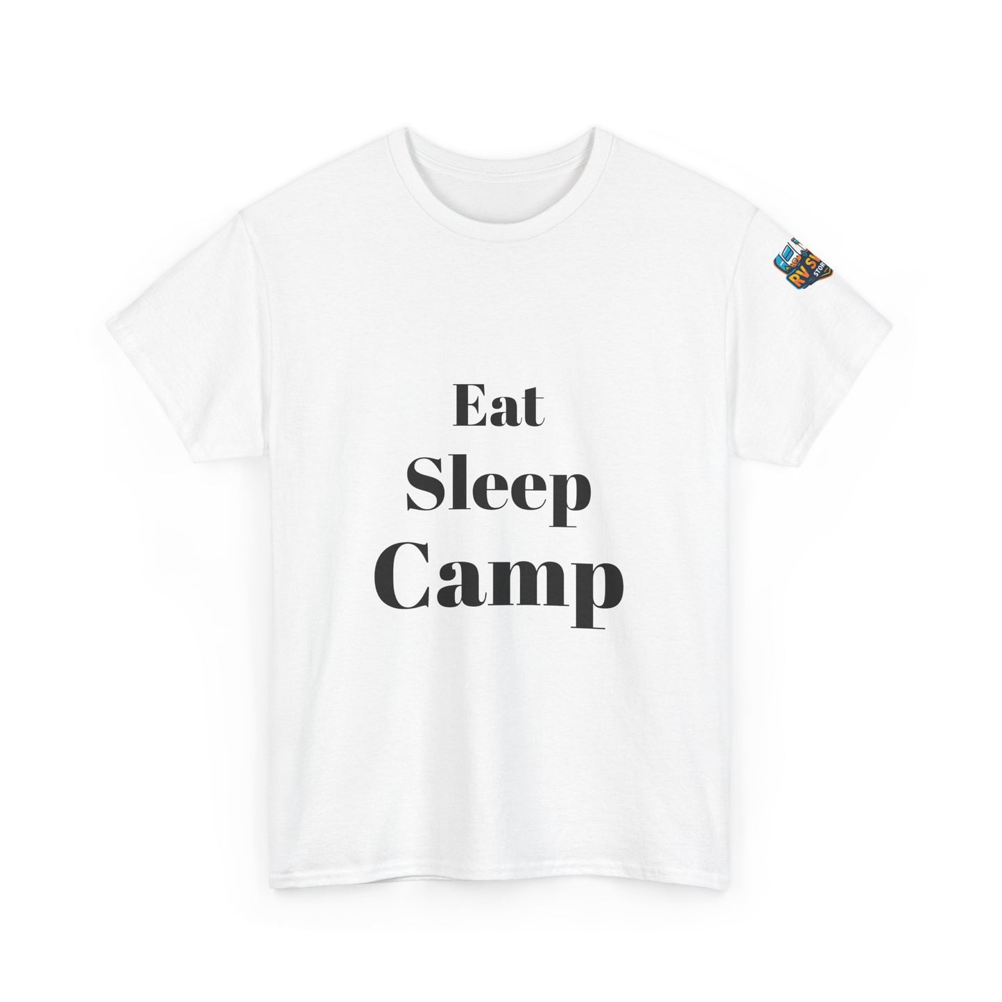 Eat Sleep Camp Unisex Heavy Cotton Tee
