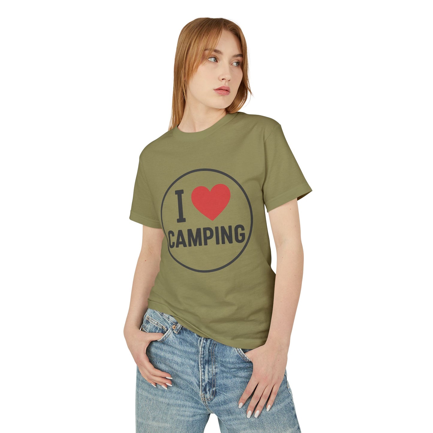 I Love Camping Unisex Heavyweight Tee