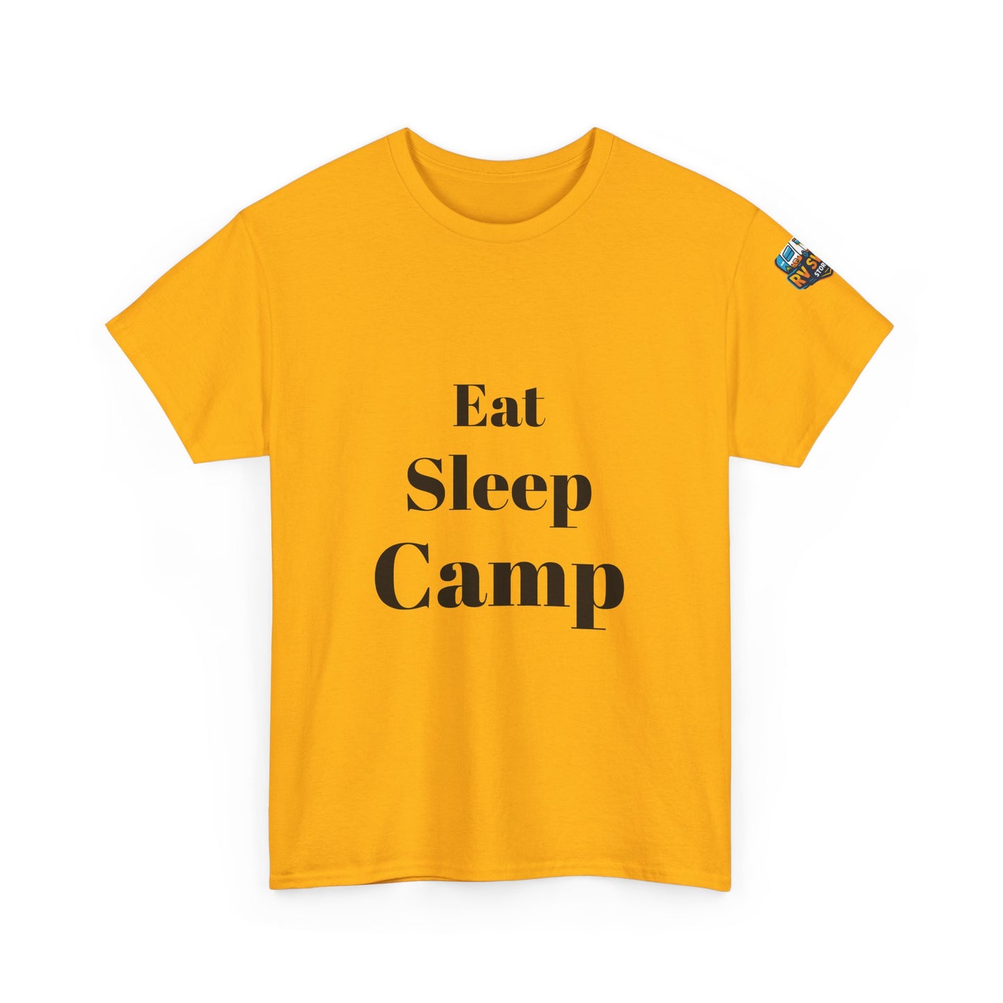 Eat Sleep Camp Unisex Heavy Cotton Tee