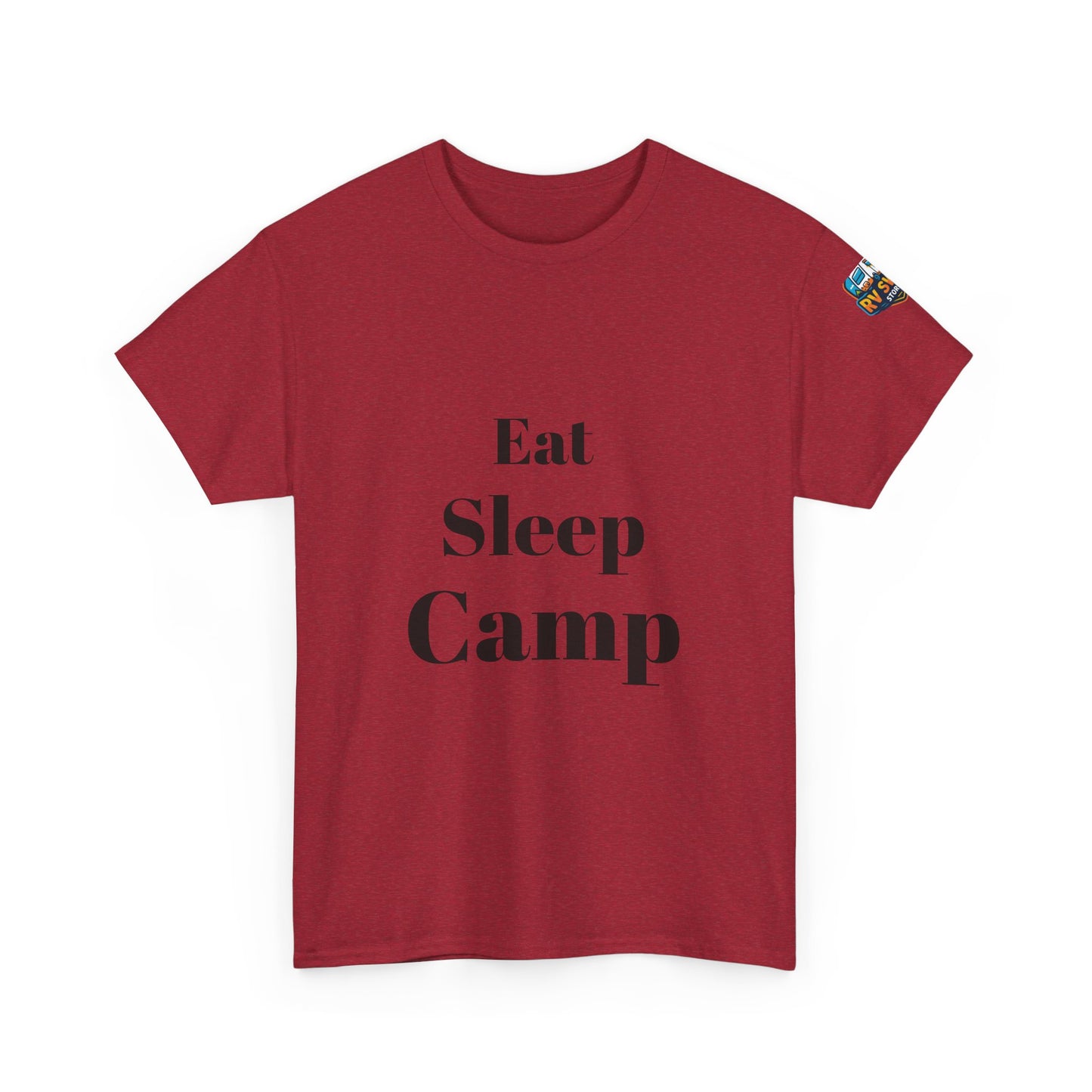 Eat Sleep Camp Unisex Heavy Cotton Tee